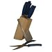 7Pc. Cutlery Set - Soft Grip Handles (Multi) (6 W x 7 D x 13 H)