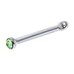 Green Gem Micro Nose Bone
