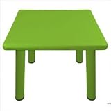 ECR4kids Square Resin Activity Table (18" Legs) Green ~ ECR4kids