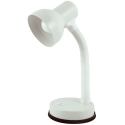 Small Flexi 40W Desk Lamp in White