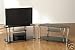 Vogue black glass TV stand Image