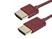 Monoprice Ultra Slim Series 3ft 10.2Gbps High Performance HDMI Cable w/ RedMere Technology Supports Ethernet, 3D, 4K and Audio Return - Red