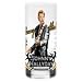 Verre paillettes Johnny Hallyday or