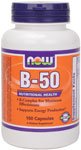 B-50 Caps by NOW Foods - Vitamins (100 Capsules)
