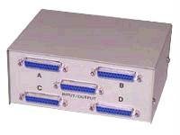 Cables To Go 03292 4-Port DB25 Manual Switch Box (Beige)