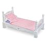 Melissa & Doug Deluxe Wooden  Doll Furniture - Bed