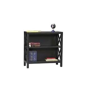 Delano Small Bookcase - Antique Black