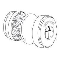 N95 Filters For Survivair S-Series Respirator Cartridges & Filters, - Model 106010