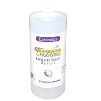 Organic Virgin Coconut Oil Liquid Soap Refill - 32 oz. - Lavender