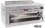 36 in Salamander Broiler, 1 Burner, For Any 36 in LP Gas Range
