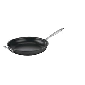 Cuisinart DSA22-30H Dishwasher Safe Hard Anodized 12-Inch Open Skillet with Helper Handle