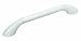 HealthSmart Contoured Grab Bar, White, 16 Inches