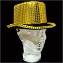Gold Sequin Top Hats
