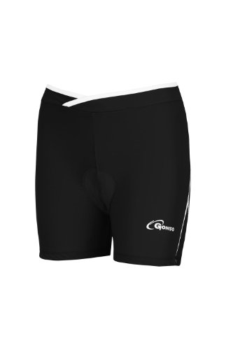 Gonso Damen Rad-Hot-Pants Ronja, black, 40, 26101 Preisvergleich