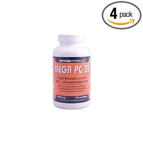 Click here to buy Jarrow Formulas, Mega PC-35, 1200 mg, 120 Softgels (FOUR PACK) by Jarrow.
