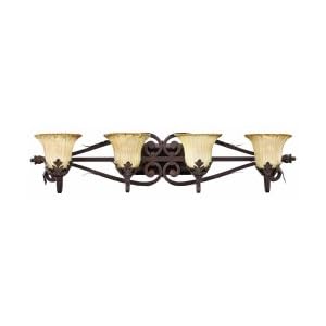 Hinkley Martina 5814GR Large Glass Reversible 4-LT 400w (8H x 38W) Vanity Lighting in... by Hinkley