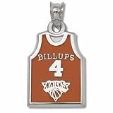 Chauncey Billups New York Knicks #4 5/8" Enamel Jersey Pendant - Sterling Silver Jewelry