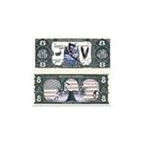 Novelty & Fake Money Skateboard Skate Board $8 $$ Bills (pack Of 100) Pack of 100 pcs