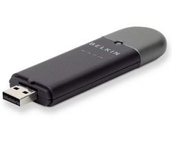 Belkin G+ Wireless USB Network Adapter 125Mbps