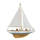 Save The Date Sailboat Magnet Favor