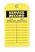 Industrial Grade 2RMU9 Inspection Tag, Service Record, Pk 10
