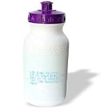 Patricia Sanders Inspirations - Aqua Inspirational Life Quote Motivational Words - Water Bottles