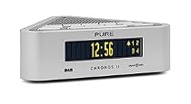 PURE Chronos II Stylish DAB/FM Clock Radio - White