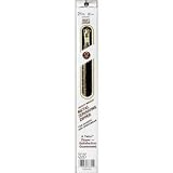 HEAVYWEIGHT BRASS SEPARATING METAL ZIPPER 24-BLACK