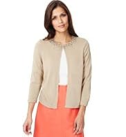 Classic Collection Cashmilon™ Faux Pearl Cardigan