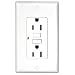 Tools & Hardware : GFCI Outlet, 15 Amp White