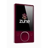 Zune 80 GB Digital Media Player (Red)