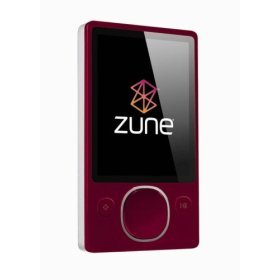Zune 80 GB Digital Media Player (Red)