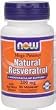 Mega Resveratrol 200 mg By Now Foods - 60 Vegetarian Capsules