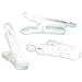 10 Extra Clips for Chain Gang Toy Organizer - White