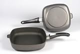 Woll Gusspfanne Viereck 28 cm Titanium Nowo Induktion