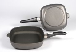 Woll Gusspfanne Viereck 28 cm Titanium Nowo Induktion