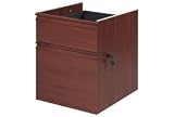 2 Drawer Pedestal In Cinnamon Cherry - Contemporary Office Collection