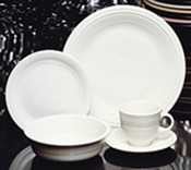Homer Laughlin Fiesta White 21 oz. China Rim Soup Bowl 12 / CS