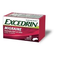 Excedrin Migraine Pain Relliever Acetaminophen, Aspirin and Caffeine - 300 Caplets VALUE PACK ALL IN ONE BOTTLE