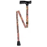 Drive Medical Folding Canes With Designer Colors, Paisley Black - 1 ea
