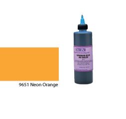 9 Oz Bottle Neon Brite Orange Airbrush Colors ~ Cake Accessory ~ New!!!