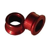 09-11 YAMAHA YZ450F: RIDE ENGINEERING REAR WHEEL SPACERS - RED (RED) by Ride Engineering