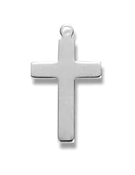 Cross Pendant, Sterling Silver with Chain