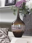 Cali Swirl Design Glass Vase