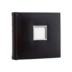 Flashpoint Professional Pocket Proof Album, Post Bound Ultra Clear Sheets, with Metal Window, Holds 240 4x6 Photos 2-Up, Color: Black.