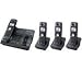 Panasonic Refurb KX-TG6074B 5.8 GHz Digital Cordless Phone System with 4 Handsets