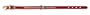 Pet Supply Imports Red Beverly 3/8-Inch Vinyl Collar with 1 Row of Small Rhinestone, 14-Inch