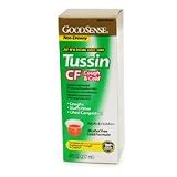 Good Sense Tussin CF Cough & Cold Liquid Formula for Adults and Children 8 fl oz (118 ml)