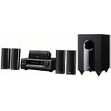 Onkyo HT-S4100 5.1 Channel Home Entertainment System (Set of Seven, Black)