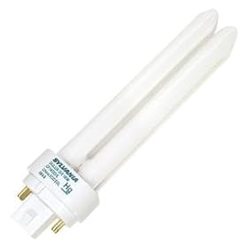 Sylvania 20683 - CF18DD/E/827 Double Tube 4 Pin Base Compact Fluorescent Light Bulb